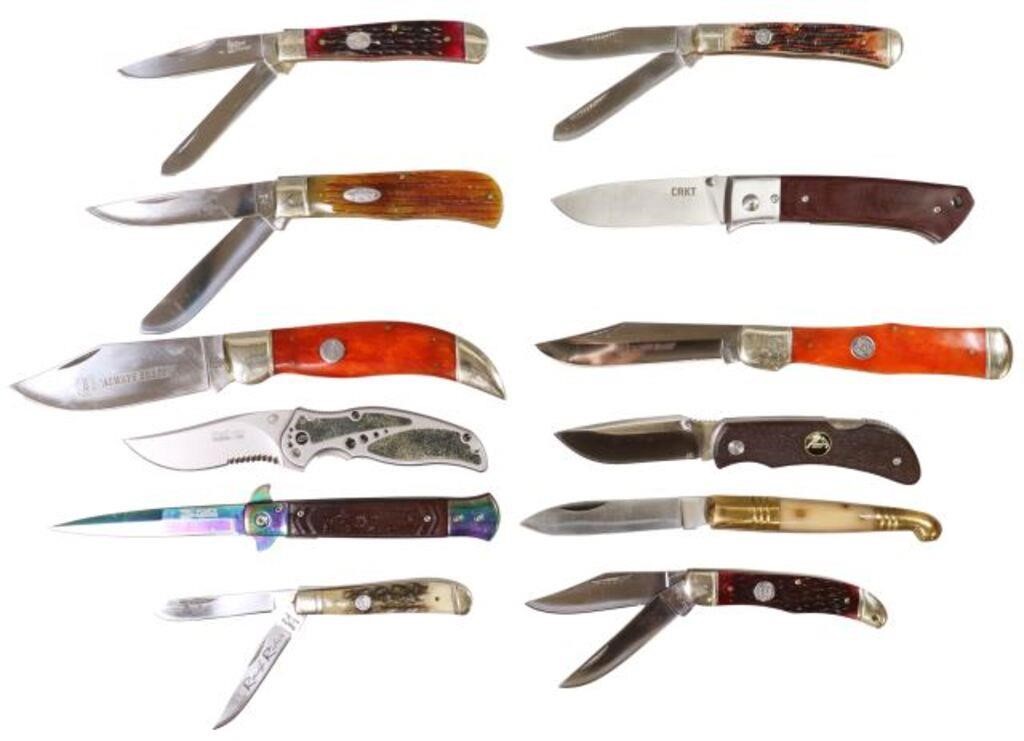 (12) POCKET KNIVES ROUGH RIDER