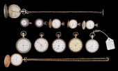 (12) POCKET WATCHES FOR PARTS