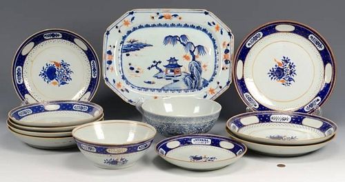 12 PORCELAIN ASIAN EXPORT