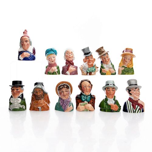 12 PORCELAIN CHARLES DICKENS MINI