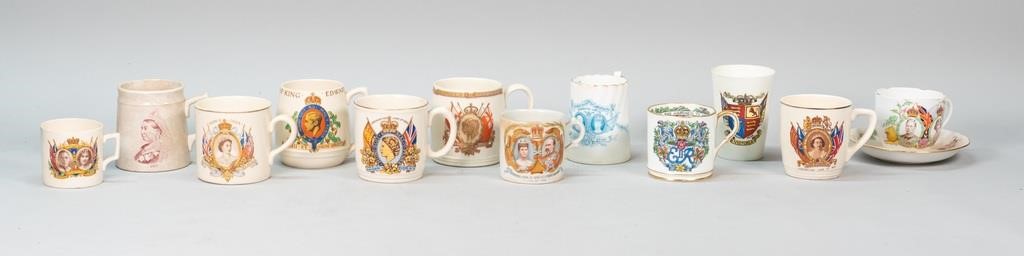 12 PORCELAIN CORONATION & JUBILEE