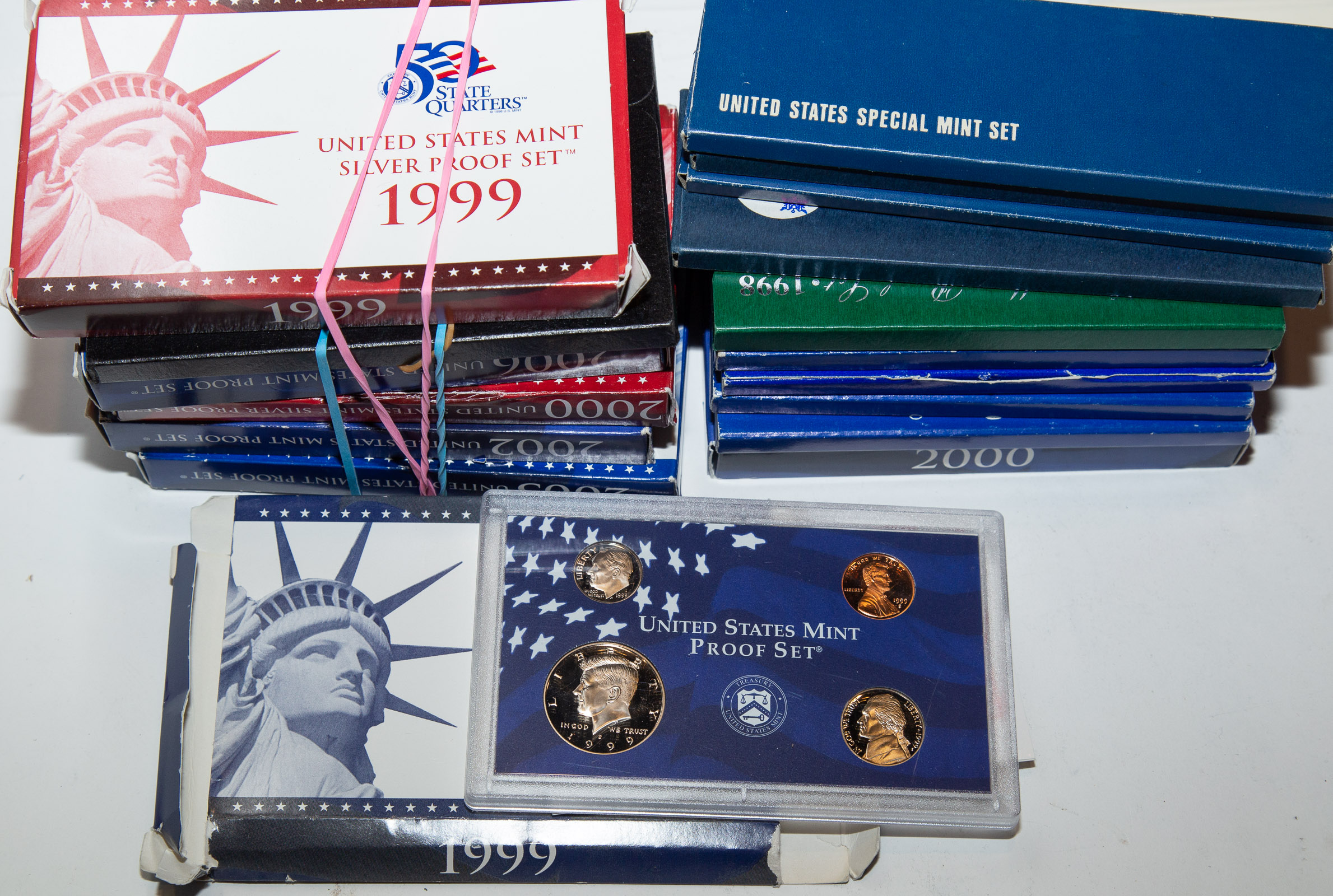12 PROOF SETS & FOUR SPECIAL MINT