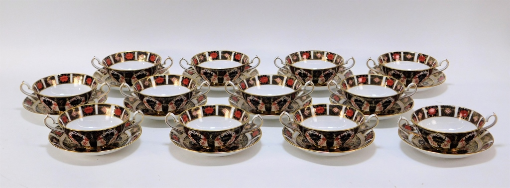 12 ROYAL CROWN DERBY OLD IMARI