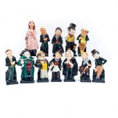 12 ROYAL DOULTON MINIATURE FIG