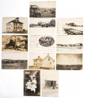 (12) RPPC REAL PHOTO POSTCARDS