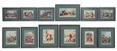 12 SATIRICAL ETCHINGS AFTER JA