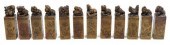 (12) SET OF CHINESE CARVED STO