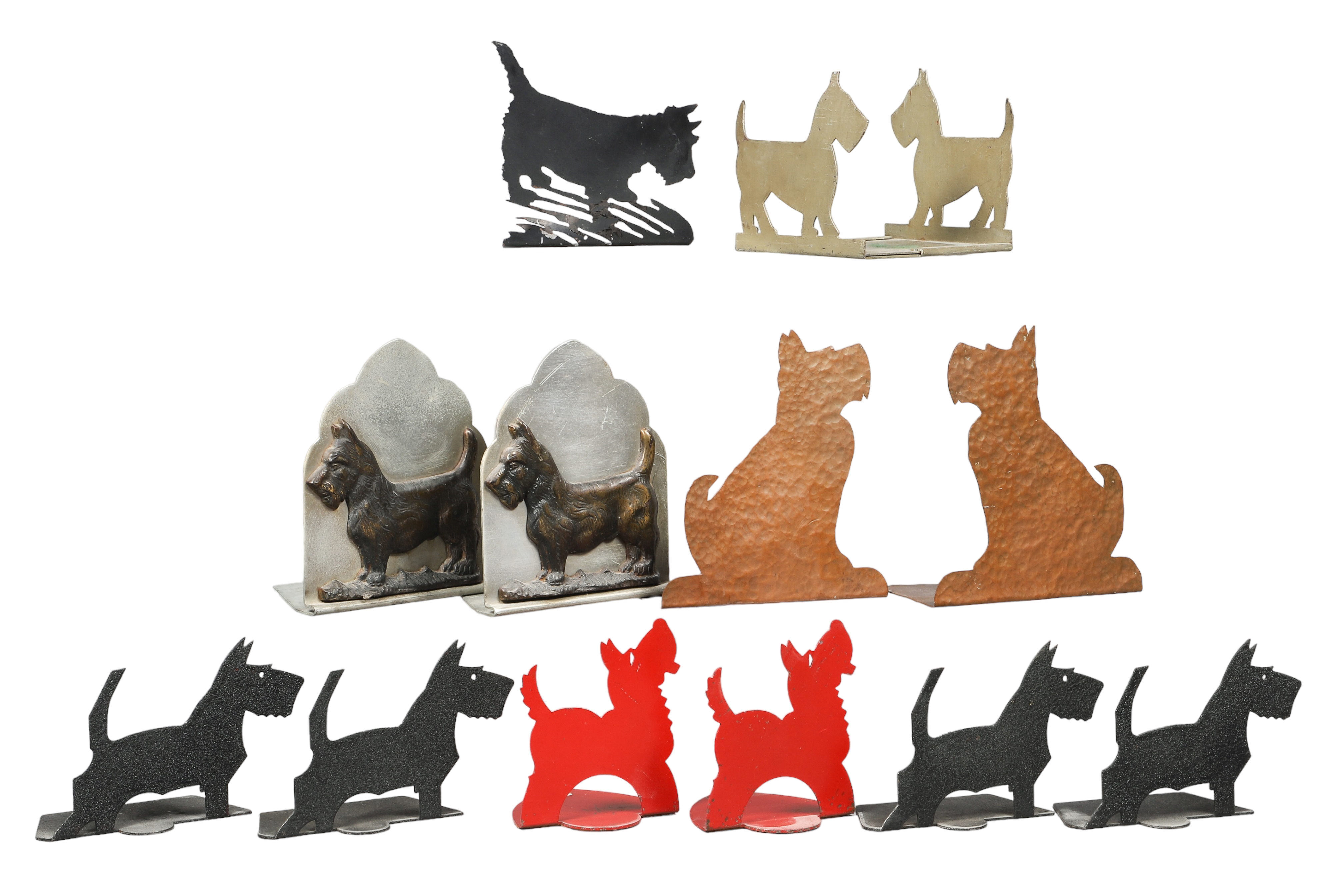 (12) Sheet metal Scottish Terrier
