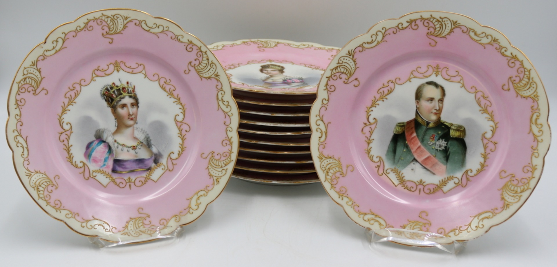 (12) SIGNED SEVRES PORTRAIT