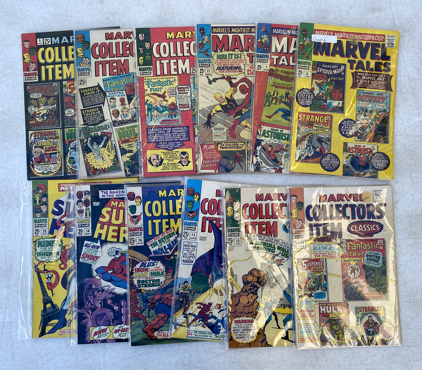 12 SILVER AGE MARVEL TALES &