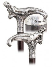 12. SILVER ART NOUVEAU SIREN C
