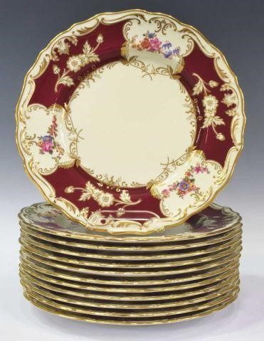 (12) SPODE COPELAND GILT FLORAL