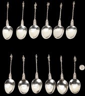12 STERLING SILVER APOSTLE SPO