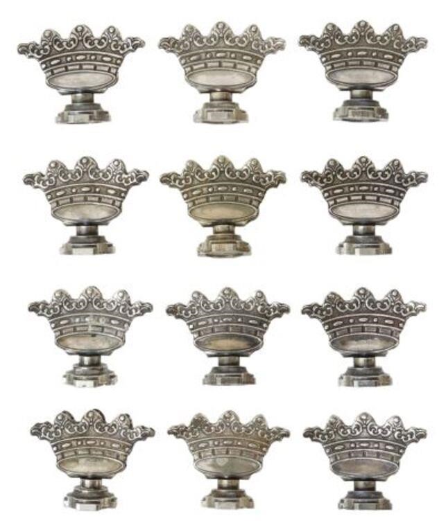 (12) STERLING SILVER CORONET