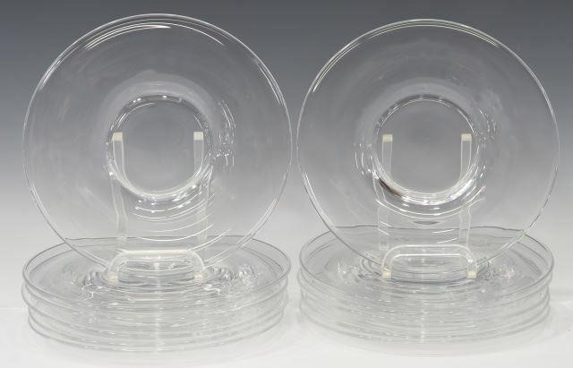 (12) STEUBEN ART GLASS LUNCHEON