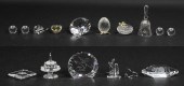 12 SWAROVSKI CRYSTAL DECORATIV
