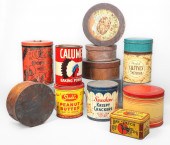 (12) Tins and pantry boxes to