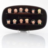 12 TINY DOULTON DICKENS CHARAC