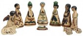 (12) TONALA POTTERY CRECHE NAT