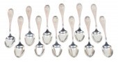 (12) Towle sterling teaspoons