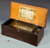 12 TUNE SWISS MUSIC BOX W/ INL