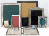 12 VARIOUS SILVER PICTURE FRAM