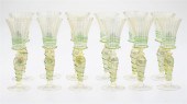 12 VENETIAN GLASS WINE GLASSES