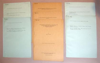12 vols. (wrappers)  Fulton, John