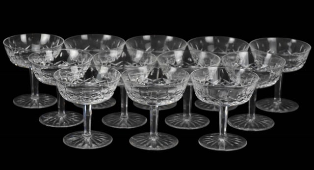 12 WATERFORD CRYSTAL LISMORE