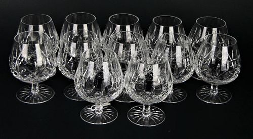 12 WATERFORD "LISMORE" BRANDY