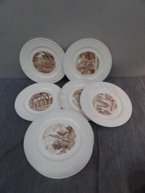 12 Wedgwood Etruria Brown