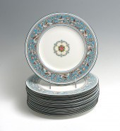 12 WEDGWOOD FLORENTINE TURQUOI