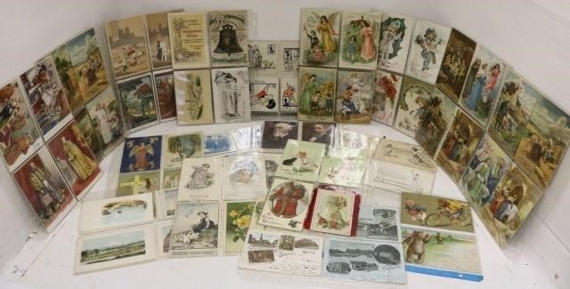 120 ANTIQUE POSTCARDS TO INCLUDE: