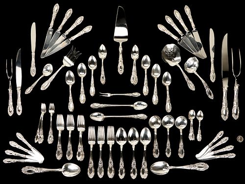 122 PCS TOWLE KING RICHARD STERLING