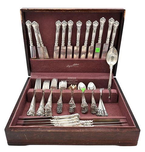 124 PIECE SET OF GORHAM STERLING