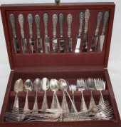 124-PIECE STERLING SILVER FLAT