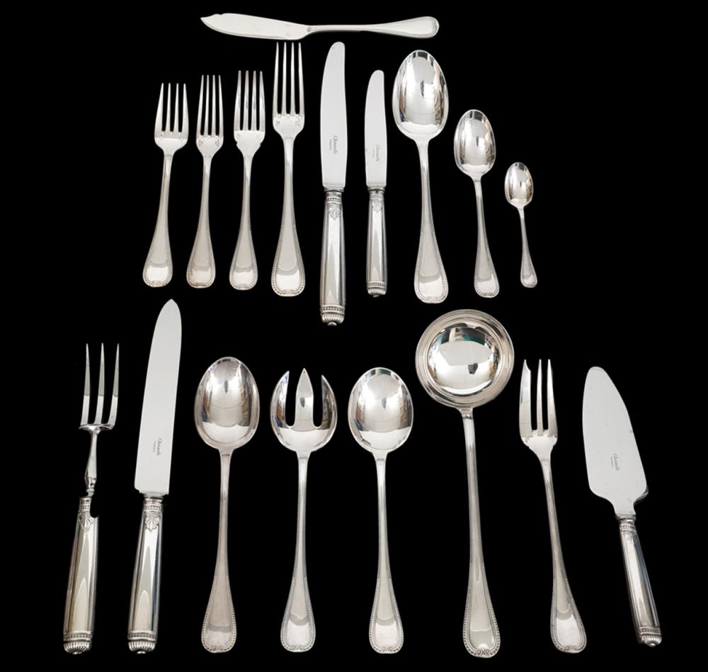 128 PCS CHRISTOFLE 'MALMAISON'