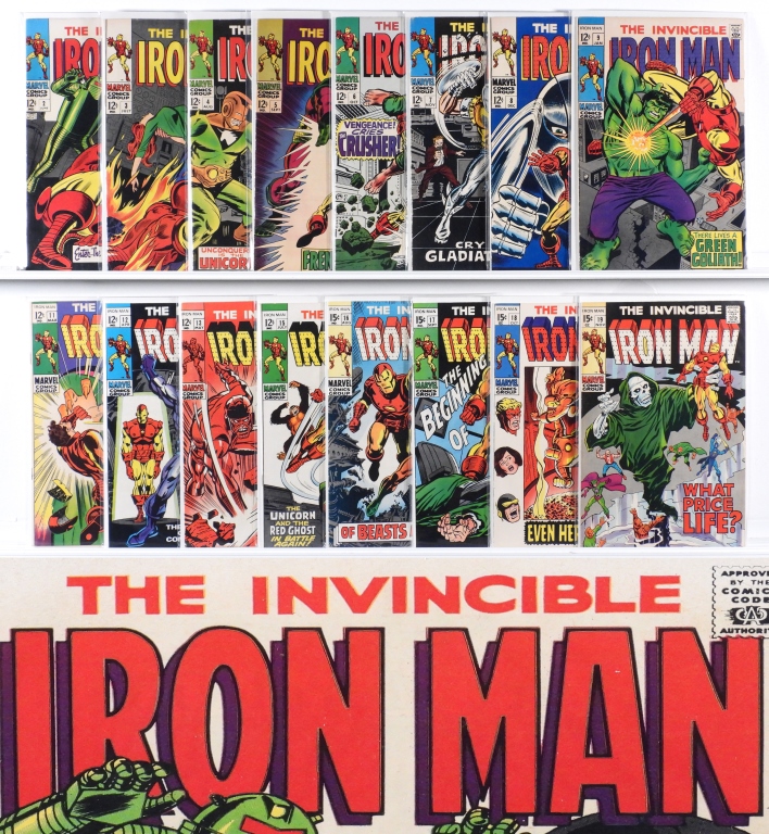 128PC MARVEL COMICS IRON MAN