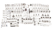 128PC TOWLE SILVER 'LOUIS XIV'