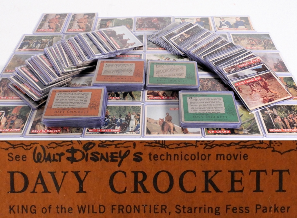 129PC 1956 TOPPS DAVY CROCKETT CARD