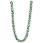 12K AND JADE BEAD NECKLACEDESC