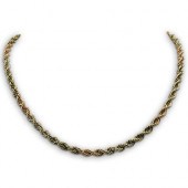 12K DOUBLE TONE GOLD NECKLACED