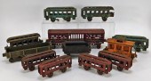 12PC AMERICAN CAST IRON TRAIN