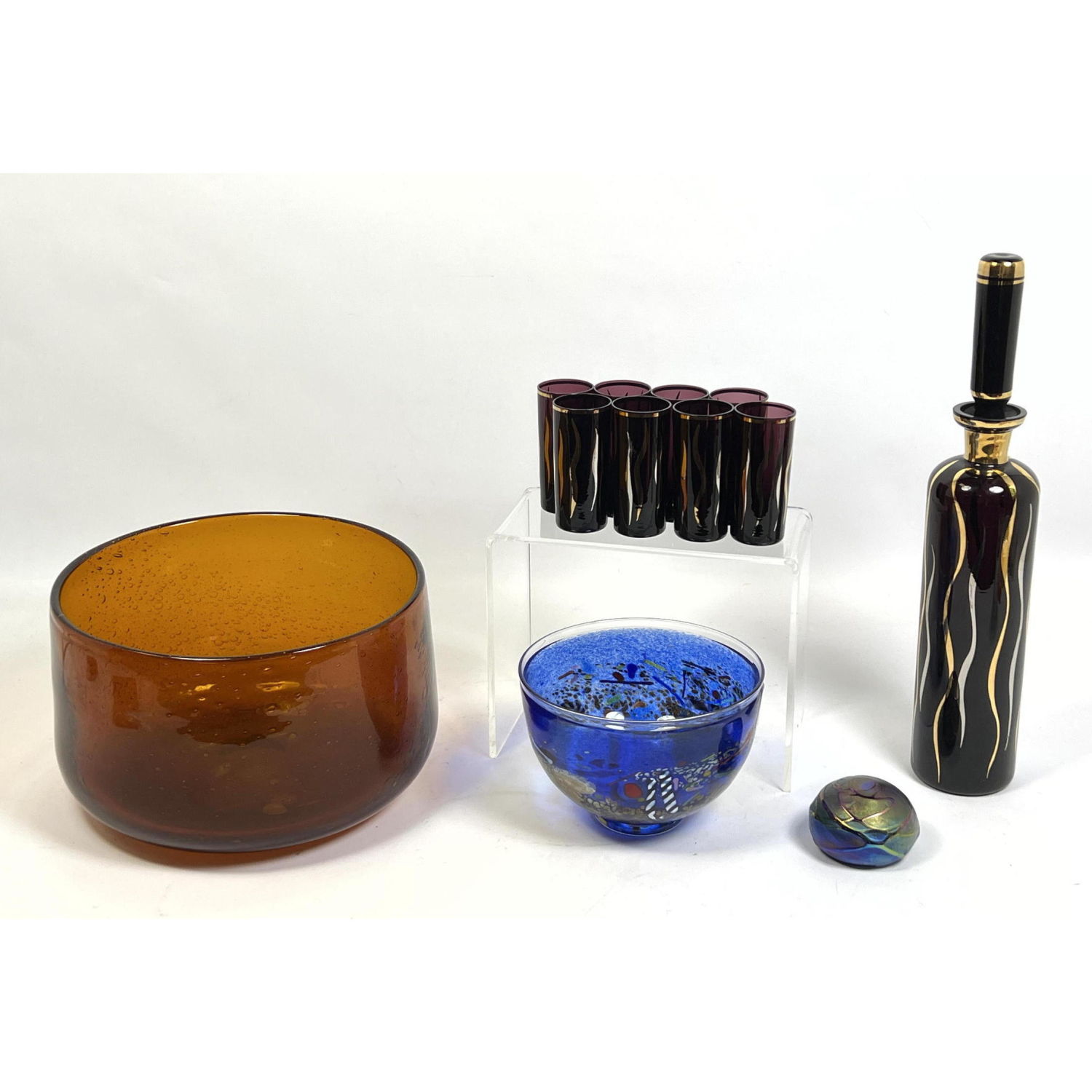 12pc Artisan Art Glass