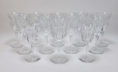 12PC BACCARAT FRANCE MALMAISON