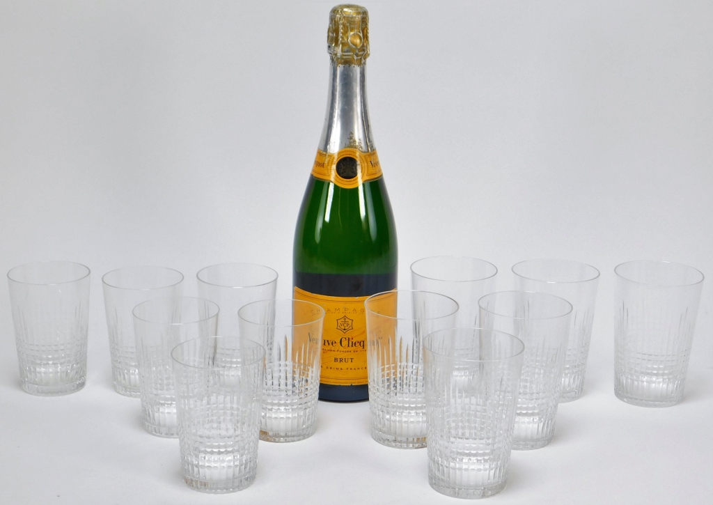 12PC BACCARAT FRENCH CRYSTAL COLMAR