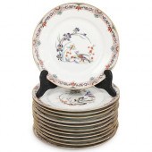 (12PC) FRENCH CHINOISERIE ENAM
