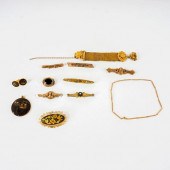 12PC GOLD FILLED AND PLATED JE