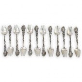 (12PC) GORHAM STERLING FORKSDE