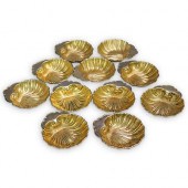 (12PC) GORHAM STERLING SHELL S